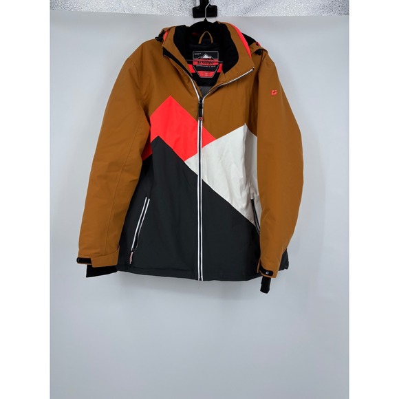 Killtec Women's Waterproof Breathable Windproof Ski Jacket Brown 16 / large - Picture 3 of 13